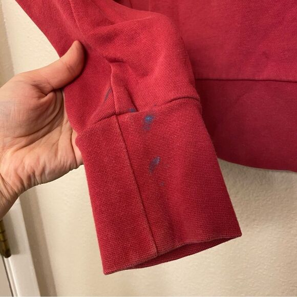 Nike Pro Dri-FIT Get Fit Crew Sweatshirt crop red DD1955-615 woman’s L - Picture 7 of 10